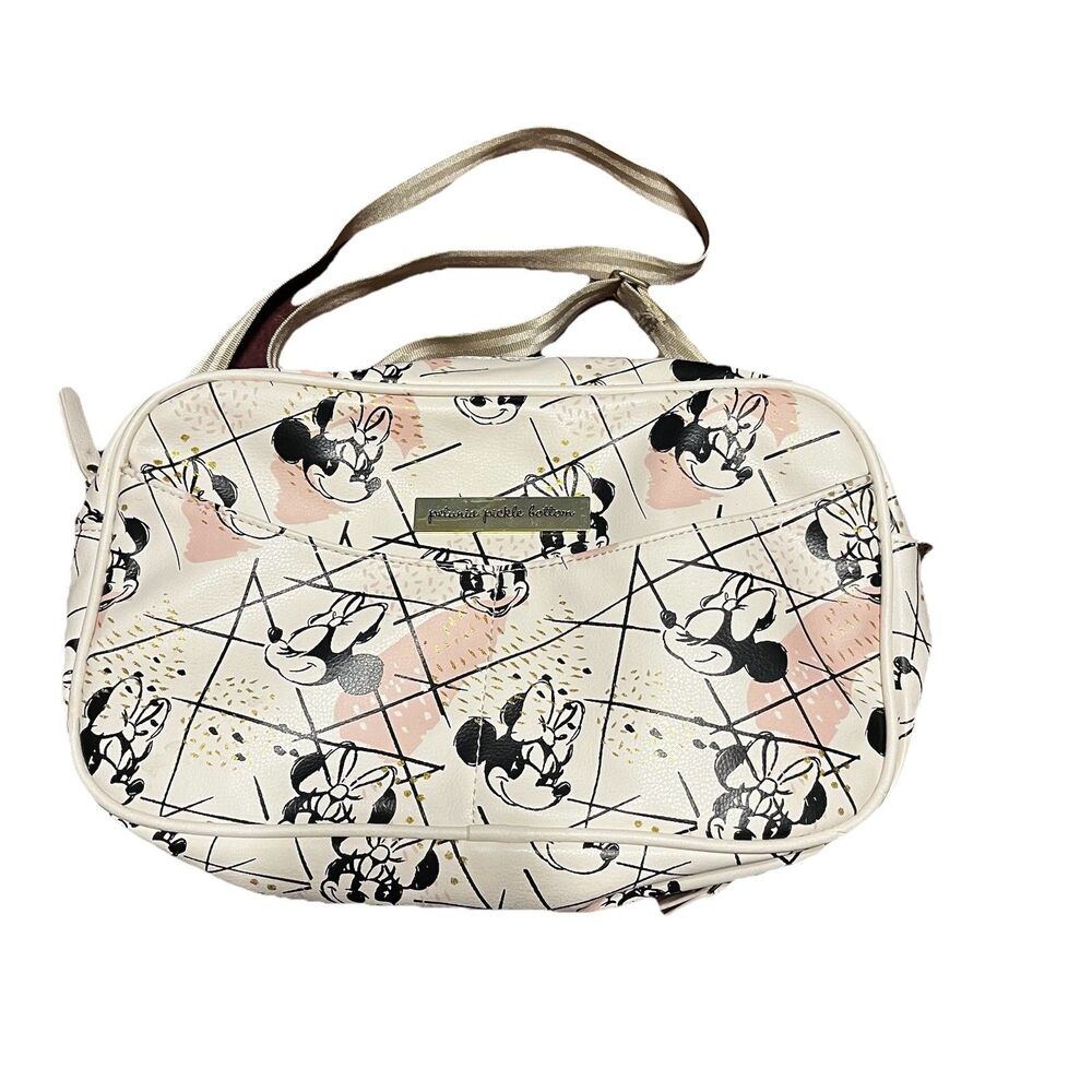 Petunia Pickle Bottom Disney Companion Diaper Clutch In Shimmery Minnie Mouse